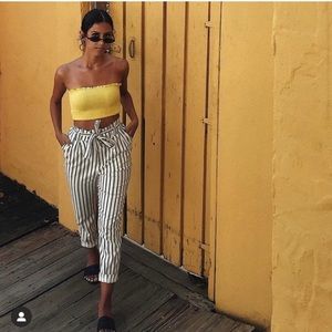 M Boutique Ruched Tube Top